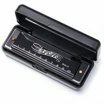 BESTSKY Harmonica 10 Holes Mouth Organ Blues Deluxe Harmonica, Key of C for Beginner, Adults, Kids