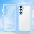 thumbnail image 5 of Feishell Clear Case for Samsung Galaxy S24 Plus,Shockproof Hybrid Soft TPU Bumper Anti-Scratch Hard Acrylic Back Transparent Slim Phone Case Cover for Samsung Galaxy S24 Plus,Blue, 5 of 8