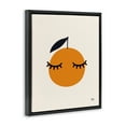 thumbnail image 4 of Stupell Industries Orange with Eyelashes Food & Beverage Painting Black Floater Framed Canvas Art Print Wall Art, 25 x 31, 4 of 10