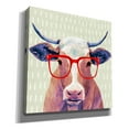 thumbnail image 2 of Epic Graffiti 'Bespectacled Bovine I' by Victoria Borges, Canvas Wall Art, 26"x26", 2 of 2