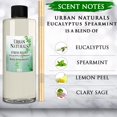 thumbnail image 4 of Urban Naturals Stress Relief Eucalyptus Spearmint Essential Oil Reed Diffuser Refill | Large 8 Ounce Size | Includes a Free Set of Reed Sticks! Made in The USA, 4 of 4
