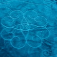 thumbnail image 2 of JML 3.3 lb Lightweight Embossed Plush Fleece Bed Blanket, Blue, Full/Queen, 2 of 5