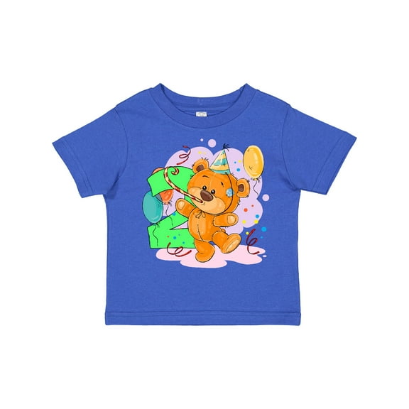 Inktastic 2nd Birthday Teddy Bear Boys or Girls Toddler T-Shirt