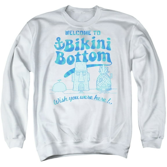 Spongebob Bikini Bottom Welcome Unisex Adult Crewneck Sweatshirt