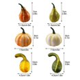 thumbnail image 2 of Calabaza de espuma, fruta vegetal falsa, decoración del hogar, decoración creativa para otoño, accesorios de fotografía de Halloween, calabazas artificiales, 2 of 5