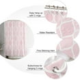 thumbnail image 4 of Polyester Fabric Pink Geometric Shower Curtain, Moroccan Modern Geometry Abstract Art, Waterproof Bathtub Curtain Bathroom Decor Set with Hooks 66 x 72 Inches,, 4 of 6