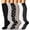 Multicolor-08, variant on 6 Pairs Nylon Compression Socks for Men Women Compression Stocking Best Support for Athletic Travel,Running,Cycling