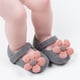thumbnail image 3 of Zapatillas para bebés, niños y niñas, botines de lana acogedores, calcetines cálidos de fondo suave con dibujos animados, zapatos de cuna para recién nacidos, gris, 12cm, 3 of 8