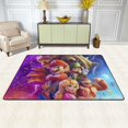 thumbnail image 2 of Super Mario Area Rug, Large Rugs For Living Room Bedroom Kitchen, Ultra Soft Flannel Rug For Dining Room Playroom, Non-Slip Carpet, Super Absorbent, Machine Washable, 2 of 7