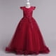 thumbnail image 3 of Vestido IBTOM CASTLE Flower Girls Rojo Oscuro 7-8 Años, 3 of 5