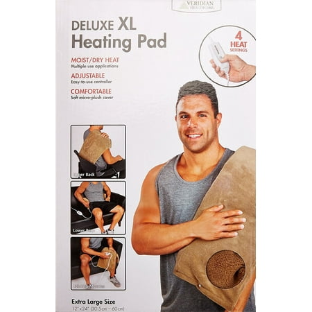 XL Deluxe Heating Pad Moist/Dry Heat Therapy