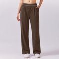 thumbnail image 6 of Flowy Wide Leg Quick Dry Pants for Women High Waisted Athletic Casual Workout Trousers with Pockets, 6 of 6