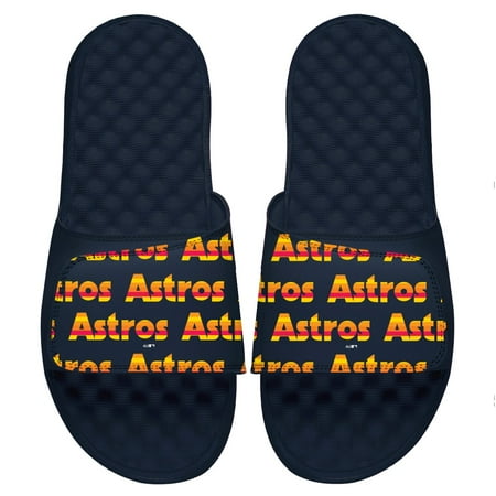 

Men s ISlide Navy Houston Astros Loudmouth Cooperstown Logo Slide Sandals