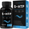 NutraChamps 5-HTP 200mg | 120 Vegan Capsules | 5 HTP Supplement to Support Stress Relief, Brain Health, Enhanced Mood, Sleep & Serotonin | Pure 5HTP 100mg Pills Plus Co-Factors Vitamin B6 & Vitamin C