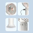thumbnail image 3 of Ventilador de Mesa ANGGREK personal mini ventilador de Mano Recargable Ligero Para oficina, 3 of 7