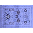 thumbnail image 1 of Ahgly Company Indoor Rectangle Oriental Blue Industrial Area Rugs, 8' x 12', 1 of 4