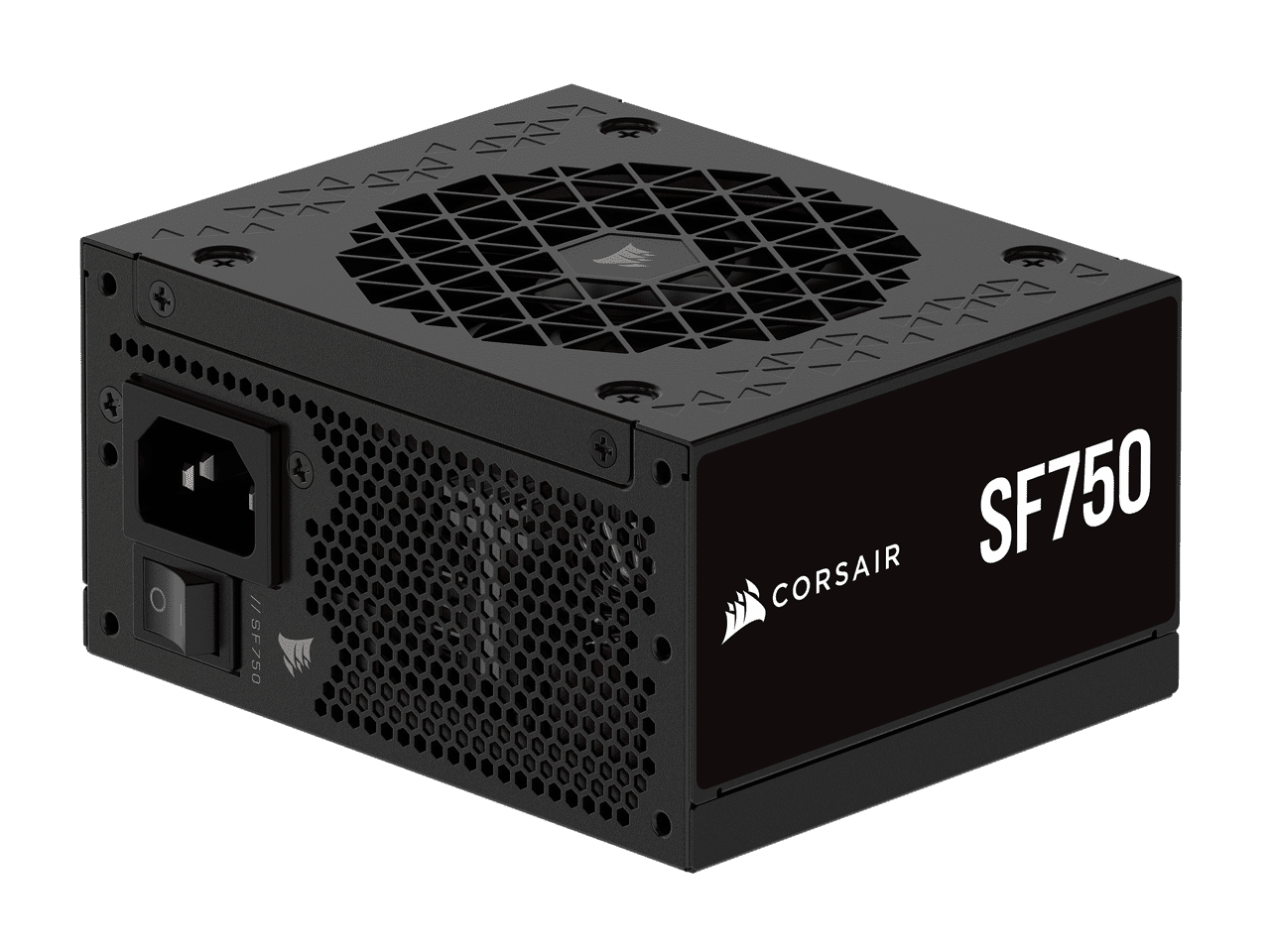 Corsair SF RPS0205 750W Power Supply - Black - SFX - 120 V AC, 230 V AC Input - 3.3 V DC, 5 V DC, 12 V DC, 5 V SB Output - 750 W - 1 +12V Rails - PCI Express Connector - 1 Fan(s)