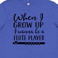 thumbnail image 4 of Inktastic Future Flute Player Music Gift Youth T-Shirt, 4 of 5