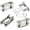 Silver, variant on 4 Pairs Bicycle Missing Link 1 Speed Chain Reusable Steel Bike Chain Link