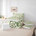 thumbnail image 6 of Homewish Chic Flowers 7pcs Bedding Comforter Set For Teens Female Girls,Spring Garden Queen Bedding Sets Super Cozy,Green Pink Queen Sheet Sets,Lightweight Room Decor,Reversible, 6 of 8