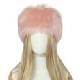 thumbnail image 3 of Betivan Ladies' Winter Headband Hat Fashion Warm Faux Fur Short Hair Soft Comfortable Windproof Fit Casual Outdoor Daily Wear Hat, 3 of 4