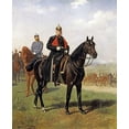 thumbnail image 2 of Volkers, Emil 26x31 Black Ornate Wood Framed with Double Matting Museum Art Print Titled - The Battle of Konigsgratz, 1864, 2 of 4