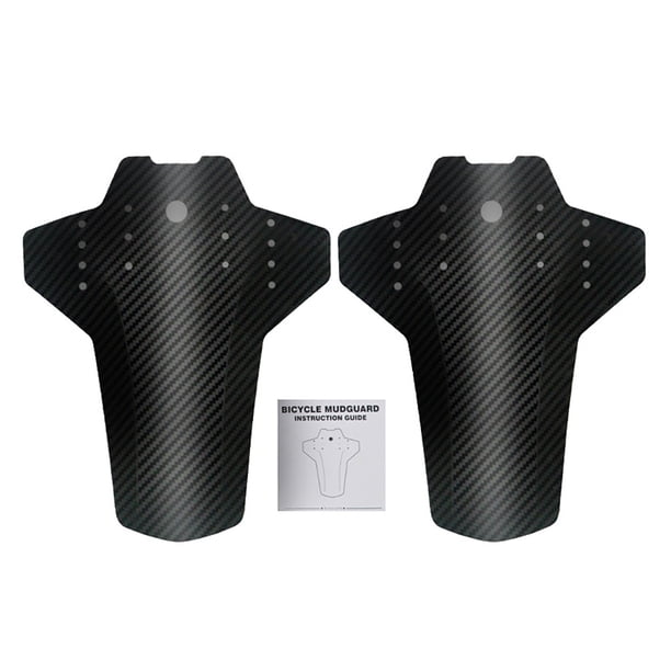 Advancent Guardabarros de bicicleta de plástico ultraligero guardabarros de bicicleta Mountain Road Bike Wing para accesorios de bicicleta delantero + Ciclismo Sin estándar Advancent OD001154-01B