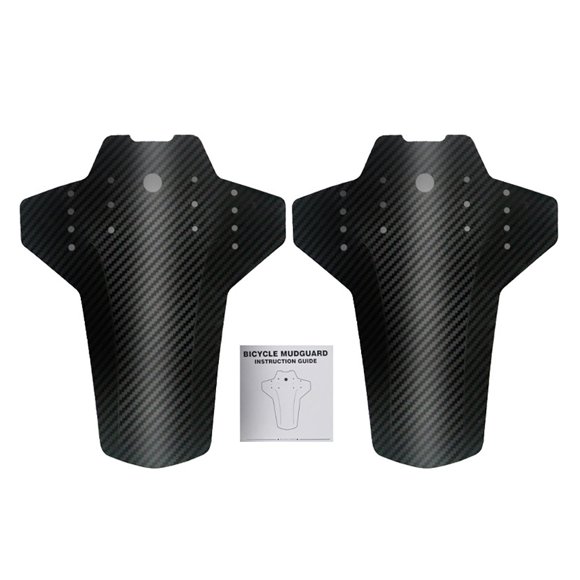 2Pcs Bike Fender Plastic Mountain Bicycle Mudguard Road Bike Plastic Bike Fender; Mountain Dirtboard Cycling Removable Parts, No Tag
