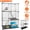 3-tier(2-row), variant on Imountek Large 3 Tier Cat Metal Fence, Detachable Crate Kennel with 2 Ladders Large Cat Cage Indoor for 1-2 Pets, Black