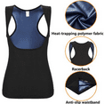 thumbnail image 3 of VENUZOR Women's Sweat Vest Sauna Suit Waist Trainer Tank Top Shapewear for Weight Loss Premium Slimming Workout Shaper Corset, 3 of 7