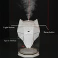 thumbnail image 2 of Geometry Humidifier, War Wolf Model, Heavy Duty, Modern Design, For Home Office, Ultrasonic Evaporation, Silent Operation, Ceramic Base, Aesthetic Decor, Large Capacity, 6L Tank, Black Finish, For, 2 of 9