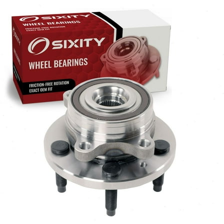 Sixity Auto 513275 Rear Wheel Bearing Hub Assembly compatible with Ford Edge 2011-2014, Flex 2009-2018, Taurus 2010-2019, for Lincoln MKS 2009-2016, MKT 2010-2019, MKX 2011-2015 - 5 Lug w/ ABS