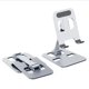 thumbnail image 2 of Soporte plegable dual para teléfono celular, soporte para teléfono de escritorio plegable totalmente ajustable Base de cuna compatible con teléfono, todos los teléfonos, 2 of 5