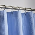 thumbnail image 2 of Better Homes and Gardens Blue Water Waffle Stripe Shower Curtain, 72" x 72", 2 of 6
