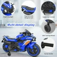 thumbnail image 3 of Zogymoz 12V Electric Kids Dirt Bike, Ride On Motorcycle for Kids, Ages 3 Years and Up, Blue, 3 of 8