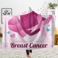thumbnail image 4 of Dsscvnef Faites une Déclaration avec Notre Couverture Imprimée : Autonomisez les Femmes Cancer! Couverture Lavable Pack de Couvertures, 4 of 5