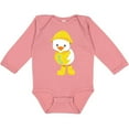 thumbnail image 3 of Inktastic Cute Duck, Baby Duck, Duck in Raincoat, Rain Boys or Girls Long Sleeve Baby Bodysuit, 3 of 5