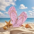 thumbnail image 4 of POLERO Boys' Beach Sandal Pink Leopard Print Trendy Slip-on Flip-Flop Sandals for Swim Pool Size 12, 4 of 7