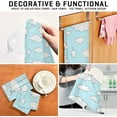 thumbnail image 5 of Coolnut 4 PCS Kitchen Dish & Tea Towels, White Cloud and Balloons Reusable Cloths for Cooking and Drying Dishes for Home Kitchen Cleaning, 28"x18", 5 of 5