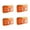 Orange, variant on Vikakiooze 2023 Home Storage and Organization 4Pc Data Cable Wire Cable Manager Punch-free Network Cable Routing Mobile Phone Cable Storage Holder