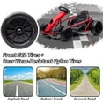 thumbnail image 3 of Accreate Kids 24V Racing Go Kart with Dual 300W Motors, 8.1 MPH, Heavy Duty PE & Iron Frame, Music, Safety Belt, Drifting Tires, for Ages 8-14, 175 lbs Max, 3 of 9