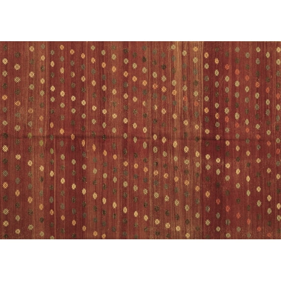 Ahgly Company Indoor Rectangle Southwestern Brown Country Area Rugs, 6' x 9'