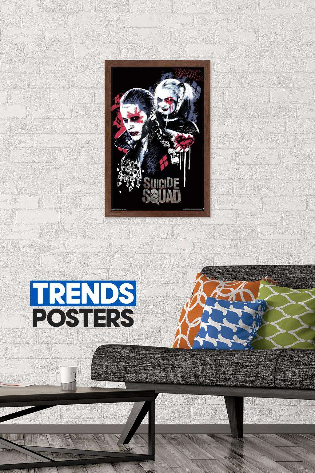 DC Comics Movie - Suicide Squad - Twisted Love Wall Poster, 14.725" x 22.375", Framed