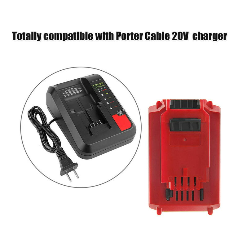 2PACK 3.0Ah PCC680L 20V Battery + PCC692L Charger Replacement for
