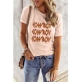 thumbnail image 2 of ABPHQTO Camiseta de mujer rosa COWBOY slim-fit manga corta, 2 of 5