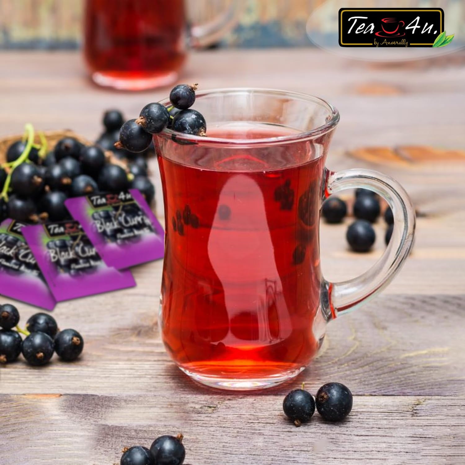 Galil Black Currant Herbal Tea – Pack Of 3 Boxes, 60 Tea Bags Total, Caffeine-Free, Kosher, Non-GMO