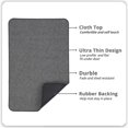 thumbnail image 2 of Alfombra de baño Bosap, juego de 2 alfombras de baño, color gris oscuro, 2 of 6