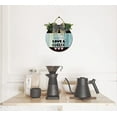 thumbnail image 4 of Eveokoki 11" All You Need is Love Coffee Bar Decor Sign Farmhouse Wall Decor Wooden Round Retro Rustic Coffee Bar Decor Coffee Lover Coffee Station Decor Home Office Kitchen, 4 of 5