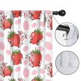thumbnail image 4 of Blackout Kids Curtains,White Cow Strawberry Pattern Childrens Insulated Curtains Set Of 2,Bedroom Essentials,Toddler Room Decor 52x84in(132x213cm), 4 of 5