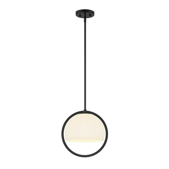 Designers Fountain Eterna 1 Light Matte Black Pendant, D274M-12P-MB